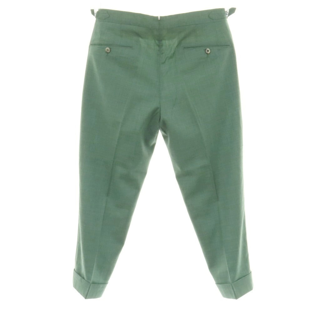 【中古】ジーティーアー G.T.A HERRICK ウール ドレススラックスパンツ グリーン【サイズ46】【 状態ランクA 】【 メンズ 】