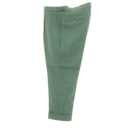 【中古】ジーティーアー G.T.A HERRICK ウール ドレススラックスパンツ グリーン【サイズ46】【 状態ランクA 】【 メンズ 】