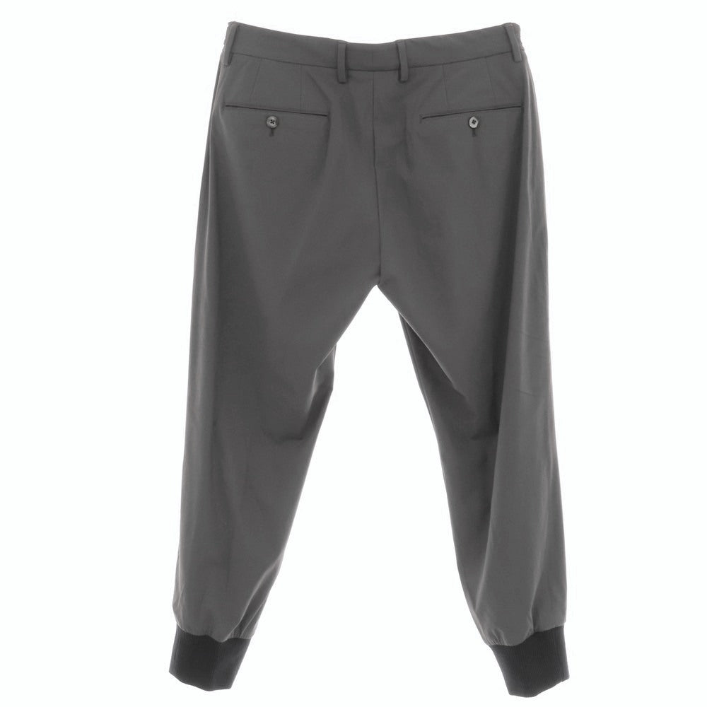 【中古】ジーティーアー G.T.A GIORGIO ストレッチ ナイロン ジャージー リブパンツ グレー【サイズ46】【 状態ランクB 】【 メンズ 】