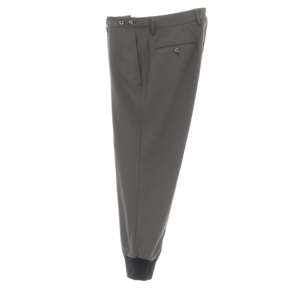 【中古】ジーティーアー G.T.A GIORGIO ストレッチ ナイロン ジャージー リブパンツ グレー【サイズ46】【 状態ランクB 】【 メンズ 】