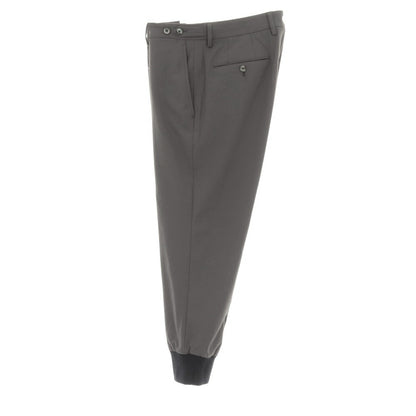 【中古】ジーティーアー G.T.A GIORGIO ストレッチ ナイロン ジャージー リブパンツ グレー【サイズ46】【 状態ランクB 】【 メンズ 】
