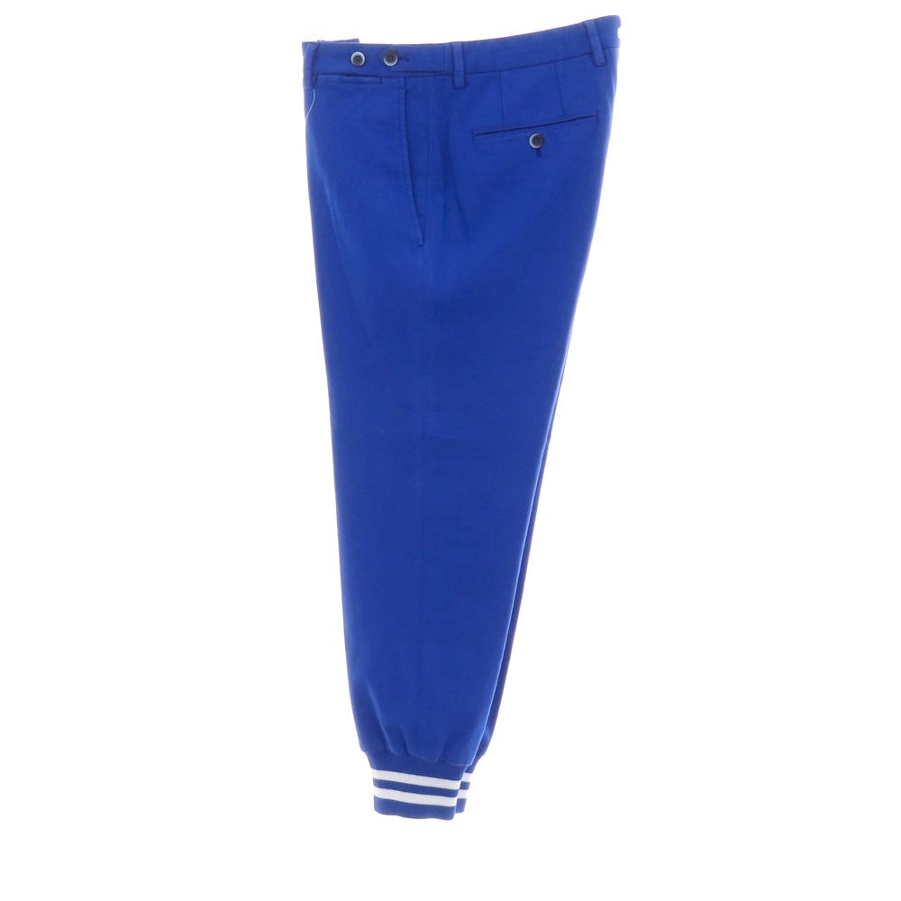 【中古】ジーティーアー G.T.A GIORGIO CAPSULE ストレッチ コットン ジャージー リブパンツ ブルー【サイズ46】【 状態ランクB 】【 メンズ 】