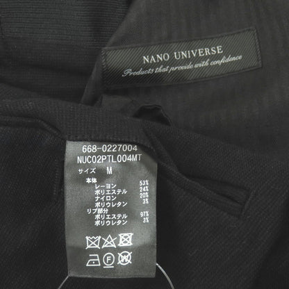 【中古】ナノユニバース nano universe ストレッチ レーヨンポリエステルナイロン イージーパンツ ブラック【サイズM】【 状態ランクB 】【 メンズ 】