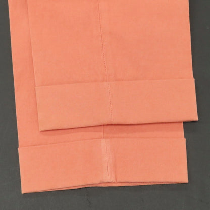 【中古】チープラス C+ ストレッチ コットンリネン カジュアルスラックスパンツ サーモン系【サイズ29】【 状態ランクC 】【 メンズ 】