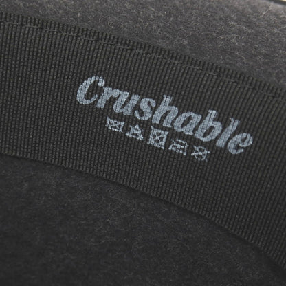 【中古】ソルバッティ Sorbatti Crushable ウール 中折れ ハット 帽子 チャコールグレー【サイズ58】【 状態ランクB 】【 メンズ 】
