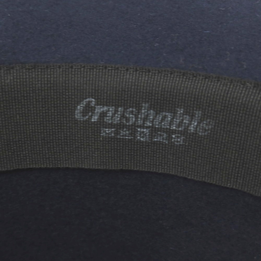 【中古】ソルバッティ Sorbatti Crushable ウール 中折れ ハット 帽子 ネイビー【サイズ58】【 状態ランクB 】【 メンズ 】