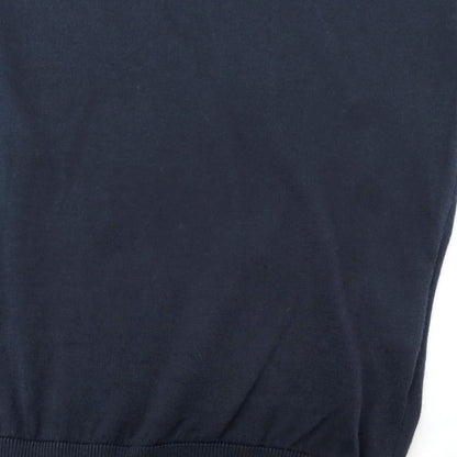【中古】ジョンスメドレー JOHN SMEDLEY ハイゲージ シーアイランドコットン 半袖 ポロニット ネイビー【サイズXS】【 状態ランクB 】【 メンズ 】