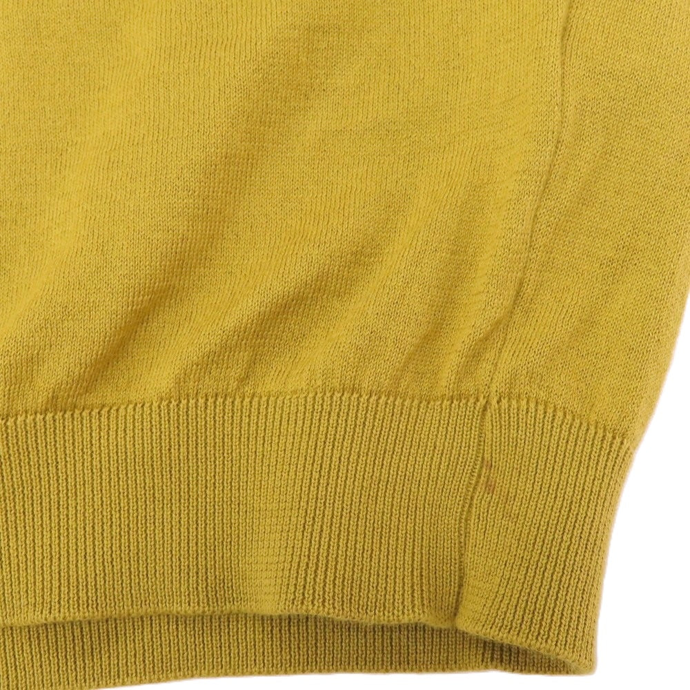 【中古】ジョンスメドレー JOHN SMEDLEY ハイゲージ シーアイランドコットン 半袖 ポロニット オーカーイエロー【サイズS】【 状態ランクB 】【 メンズ 】