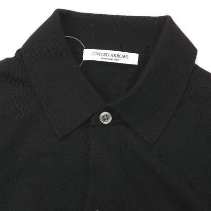 【中古】ユナイテッドアローズ UNITED ARROWS カシミヤ 襟付き カーディガン ブラック【サイズS】【 状態ランクB 】【 メンズ 】