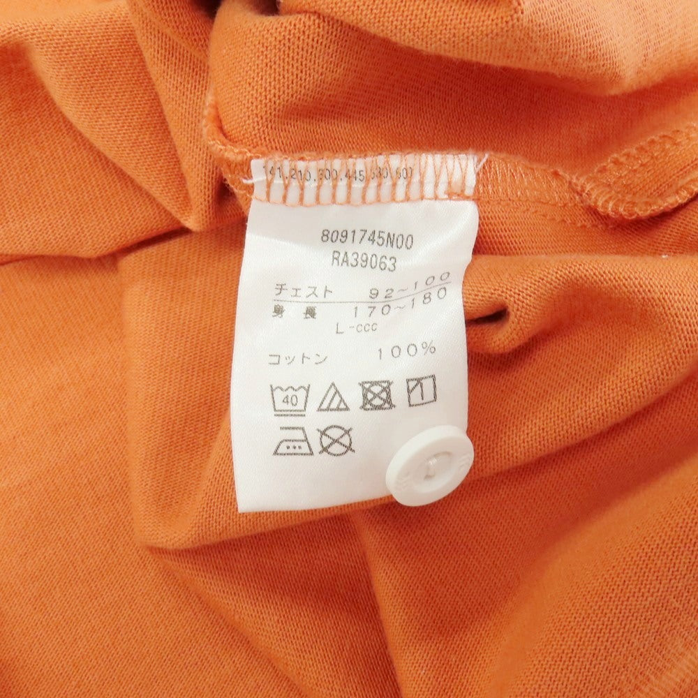 【中古】カンタベリー canterbury コットン 半袖ポロシャツ オレンジ【サイズL】【 状態ランクB 】【 メンズ 】