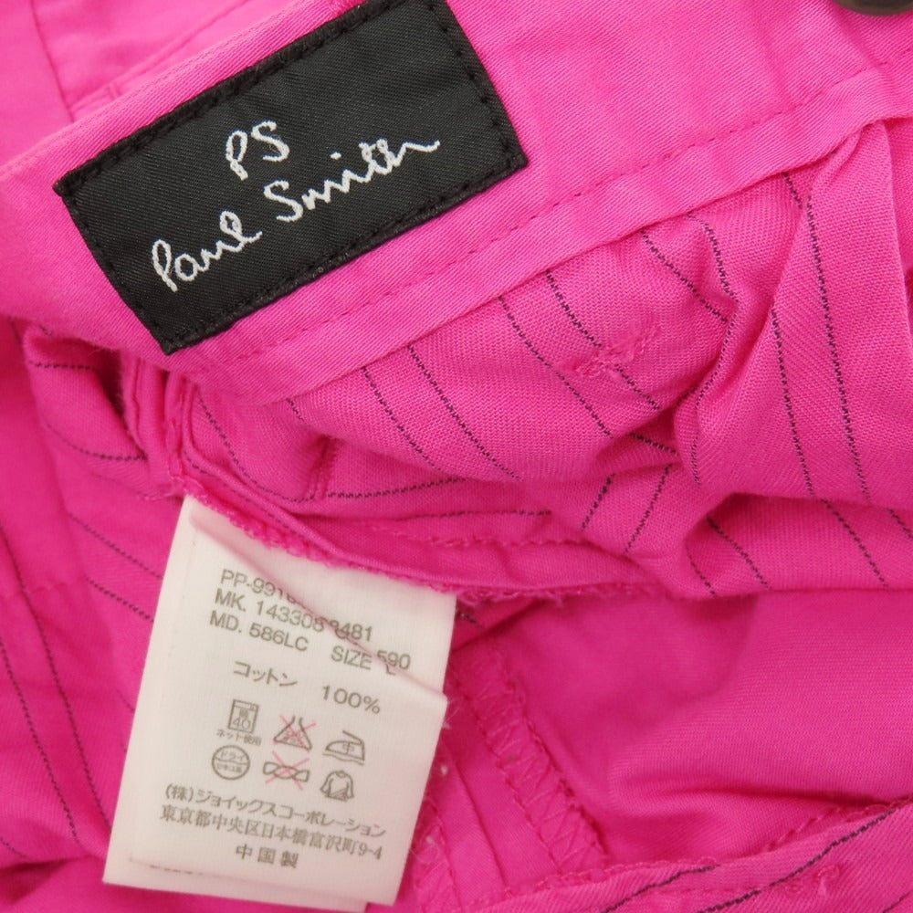 【中古】ピーエス ポールスミス PS Paul Smith コットン ショートパンツ ピンク【サイズL】【 状態ランクB 】【 メンズ 】