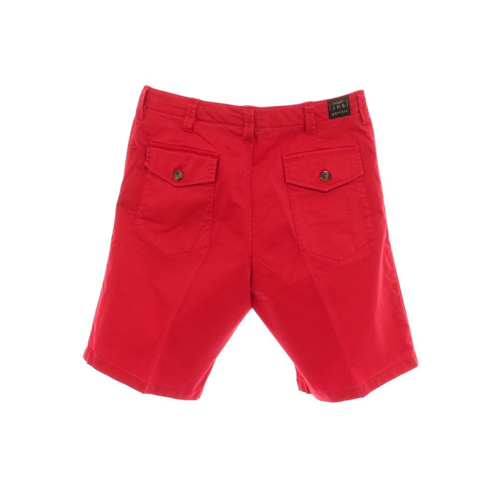 【中古】ジェイダブリューブライン J.W.BRINE ストレッチ コットン ショートパンツ レッド【サイズ48】【 状態ランクB 】【 メンズ 】