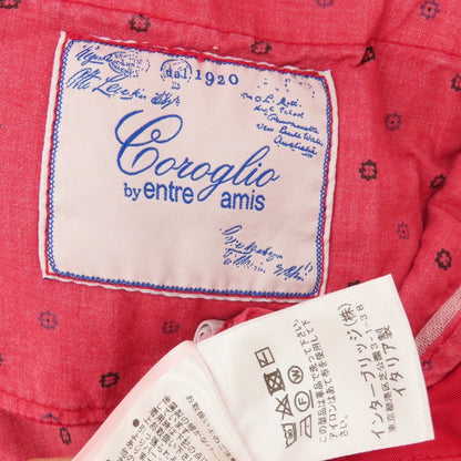 【中古】アントレアミ ENTRE AMIS ストレッチ コットン ショートパンツ レッド【サイズ44】【 状態ランクB 】【 メンズ 】