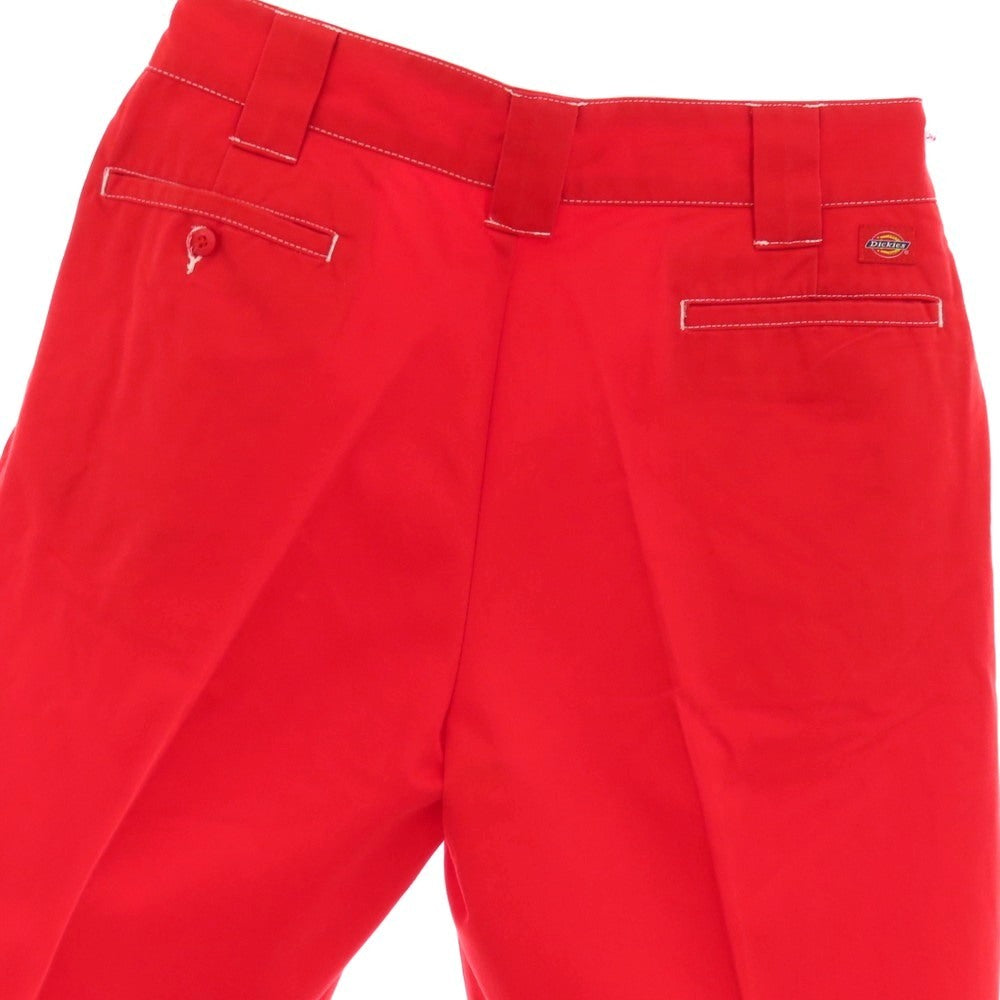 【中古】ディッキーズ Dickies ポリエステルコットン ショートパンツ レッド【サイズ28】【 状態ランクB 】【 メンズ 】
