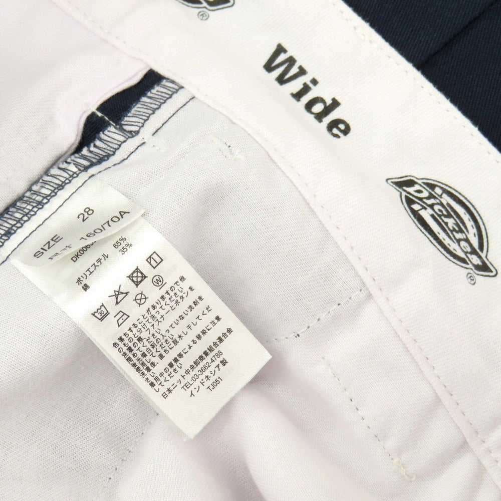 【中古】ディッキーズ Dickies ポリエステルコットン ショートパンツ ネイビー【サイズ28】【 状態ランクB 】【 メンズ 】