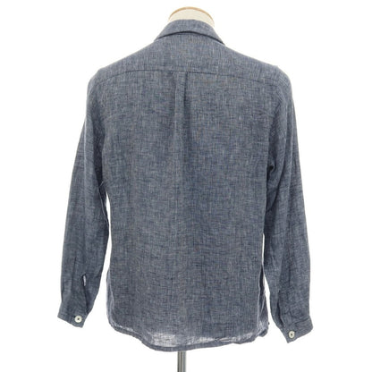 【中古】ラルディーニ LARDINI リネン 3B カジュアルジャケット ブルーネイビー【サイズS】【 状態ランクB 】【 メンズ 】