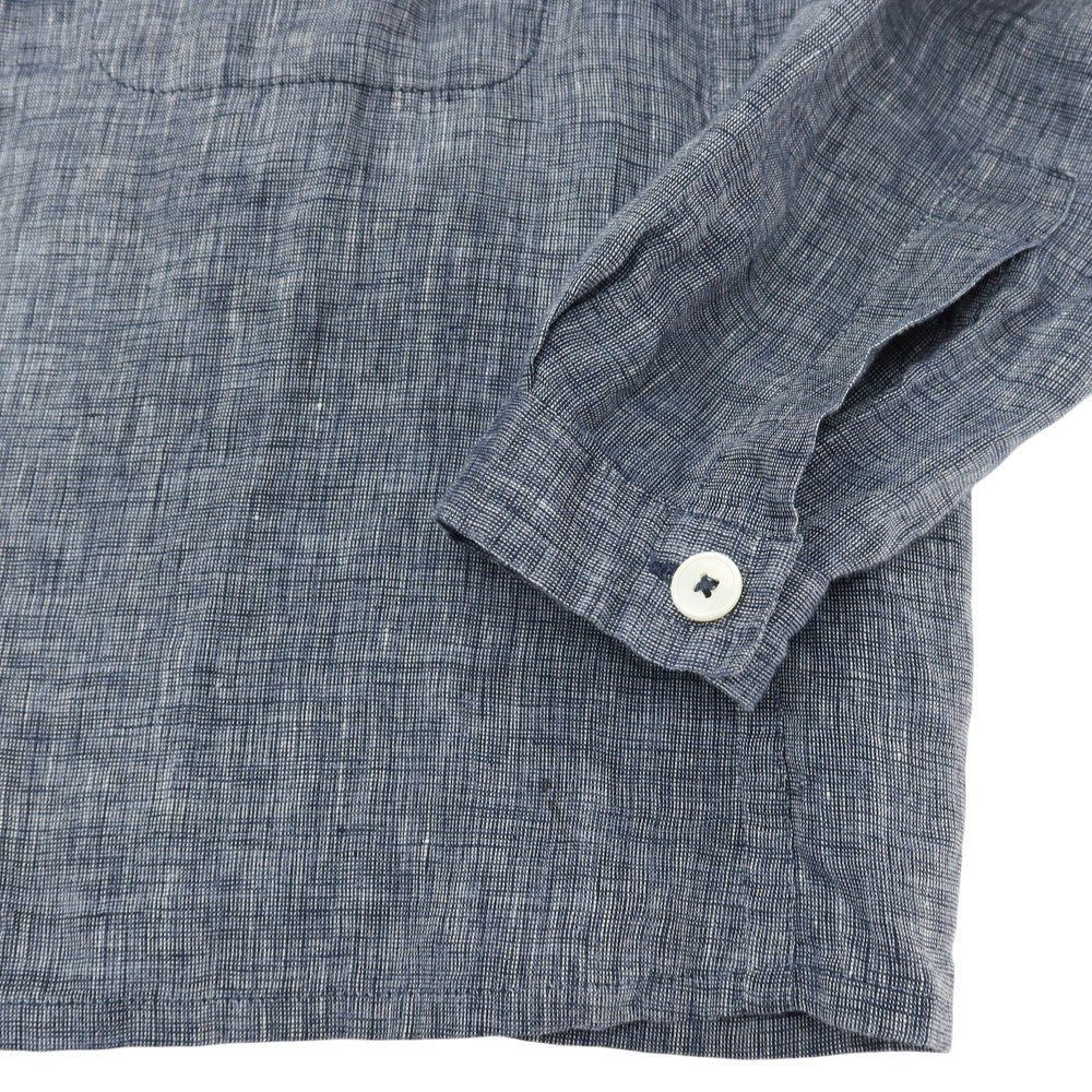 【中古】ラルディーニ LARDINI リネン 3B カジュアルジャケット ブルーネイビー【サイズS】【 状態ランクB 】【 メンズ 】