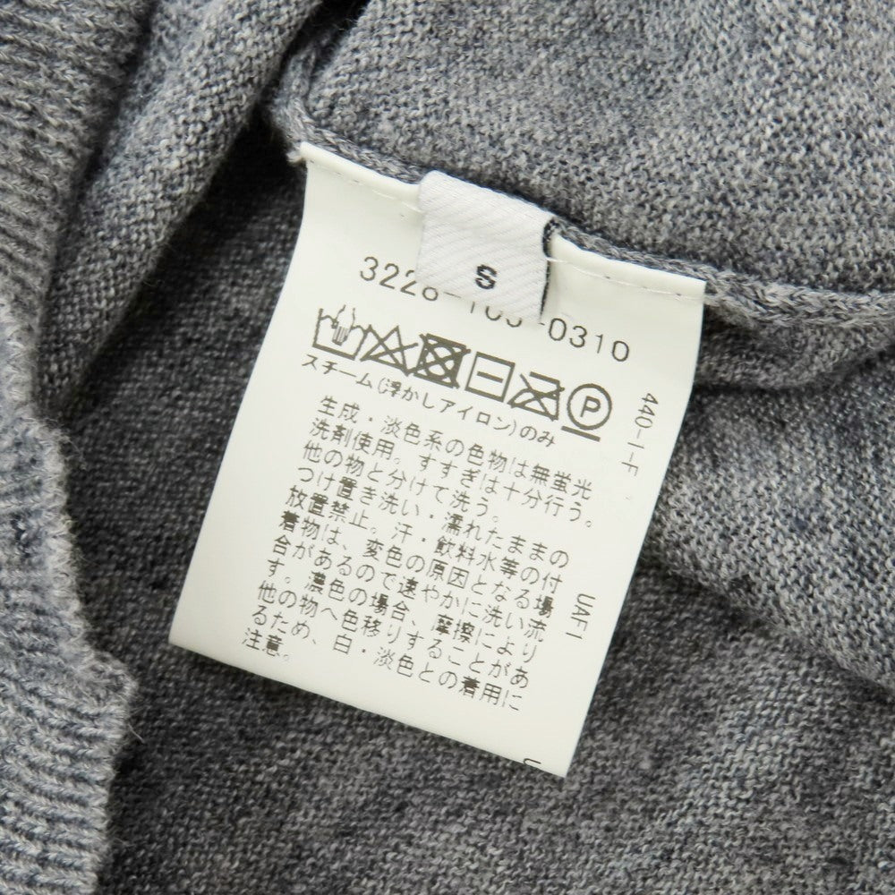 【中古】グリーンレーベルリラクシング green label relaxing リネン ニット カーディガン グレー【サイズS】【 状態ランクB 】【 メンズ 】