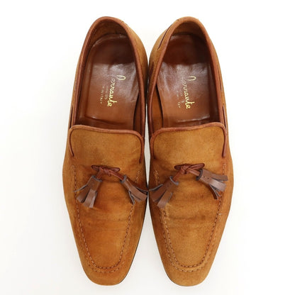【中古】フェランテ FERRANTE スエード ローファー ブラウン【サイズ6】【 状態ランクC 】【 メンズ 】