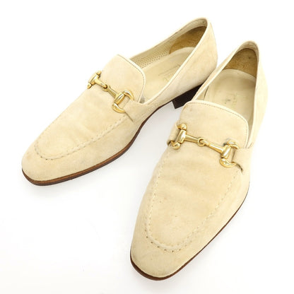 【中古】フェランテ FERRANTE スエード ローファー ライトベージュ【サイズ6 1/2】【 状態ランクC 】【 メンズ 】