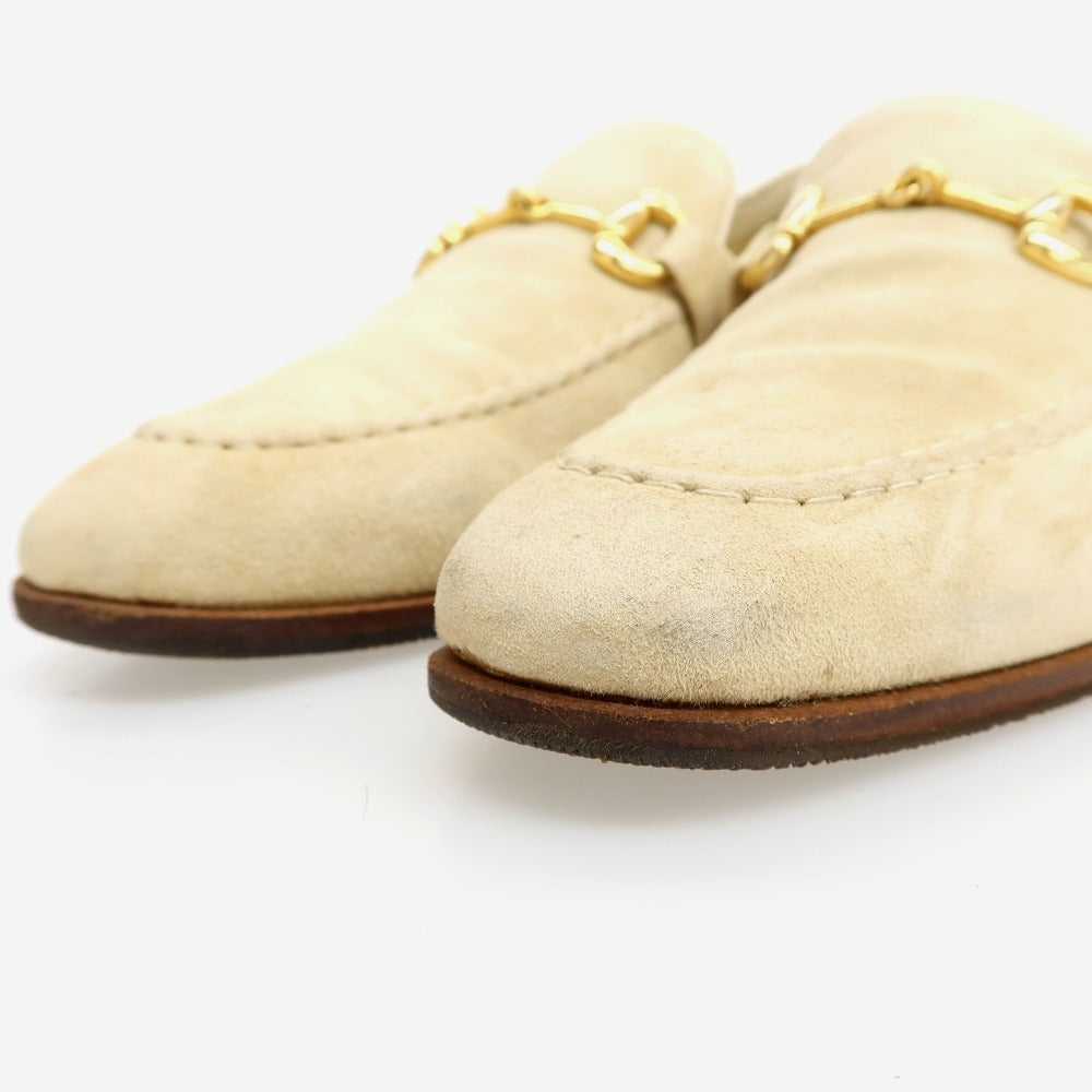 【中古】フェランテ FERRANTE スエード ローファー ライトベージュ【サイズ6 1/2】【 状態ランクC 】【 メンズ 】