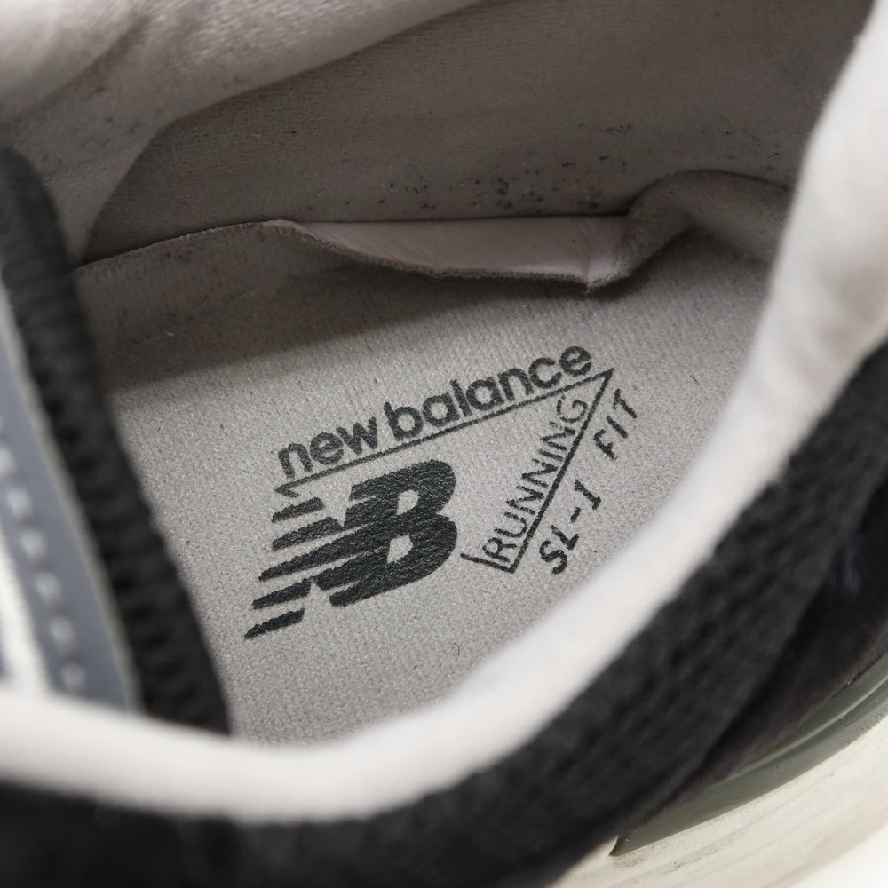 【中古】ニューバランス NEW BALANCE U991BK2 スエード スニーカー ブラック【サイズUK8 1/2】【 状態ランクB 】【 メンズ 】