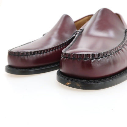 【中古】【未使用】ジーエイチバス G.H.BASS&amp;CO. BAZ4W429 レザー ローファー ワイン【サイズUS7.5】【 状態ランクS 】【 メンズ 】