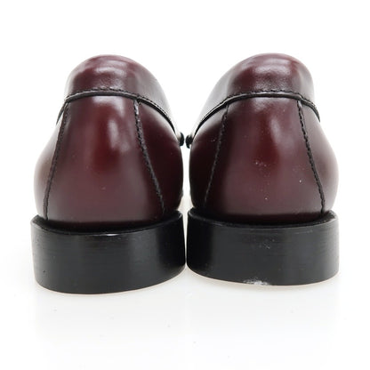【中古】【未使用】ジーエイチバス G.H.BASS&amp;CO. BAZ4W429 レザー ローファー ワイン【サイズUS7.5】【 状態ランクS 】【 メンズ 】