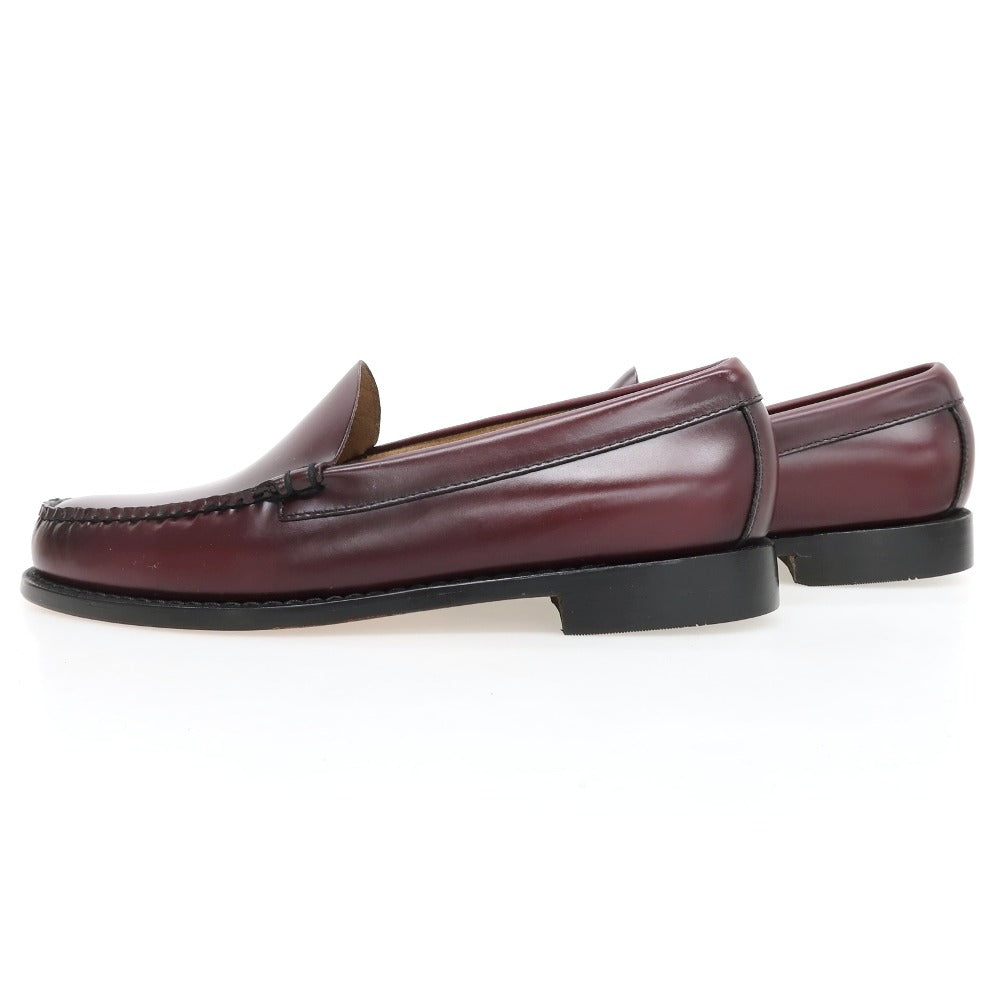【中古】【未使用】ジーエイチバス G.H.BASS&amp;CO. BAZ4W429 レザー ローファー ワイン【サイズUS7.5】【 状態ランクS 】【 メンズ 】