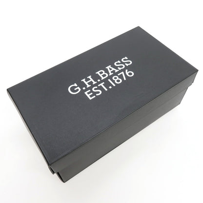 【中古】【未使用】ジーエイチバス G.H.BASS&amp;CO. BAZ4W429 レザー ローファー ワイン【サイズUS7.5】【 状態ランクS 】【 メンズ 】