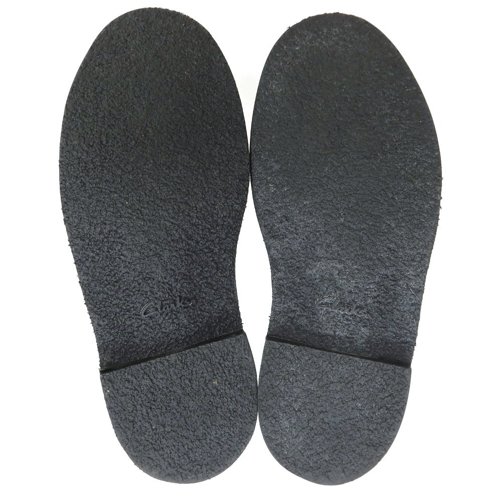 【中古】クラークス Clarks Shepton Easyレザー ブーツ ブラック【サイズUK7 1/2】【 状態ランクA 】【 メンズ 】