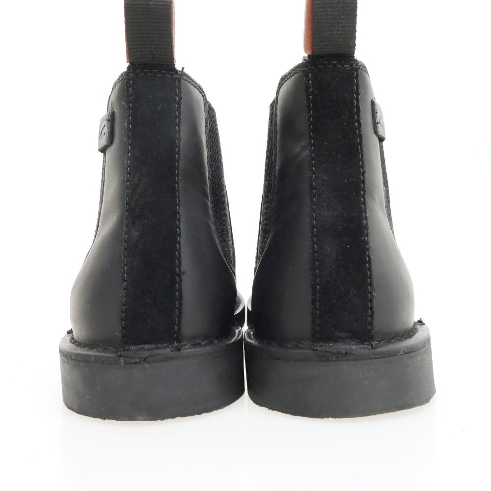 【中古】クラークス Clarks Shepton Easyレザー ブーツ ブラック【サイズUK7 1/2】【 状態ランクA 】【 メンズ 】