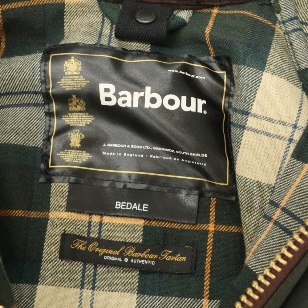 【中古】バブアー Barbour BEDALE ビデイル ワックスコットン フィールドジャケット フード＆ライナーセット オリーブグリーン【サイズ32/32/ONE】【 状態ランクB 】【 メンズ 】
