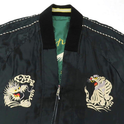【中古】テイラー トーヨー TAILOR TOYO × YAMATO Lab. リバーシブル アセテート スカジャンキモノ ブラック【サイズM】【 状態ランクB 】【 ユニセックス 】