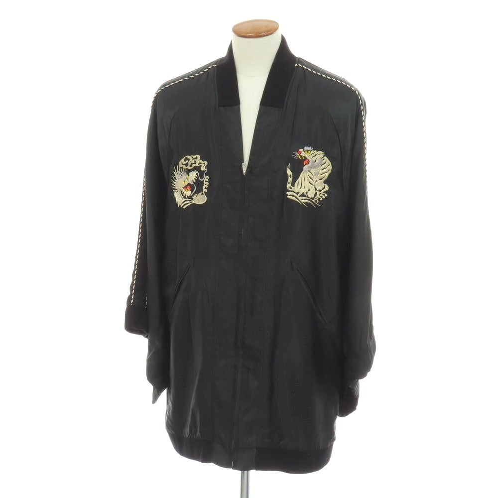 【中古】テイラー トーヨー TAILOR TOYO × YAMATO Lab. リバーシブル アセテート スカジャンキモノ ブラック【サイズM】【 状態ランクB 】【 ユニセックス 】