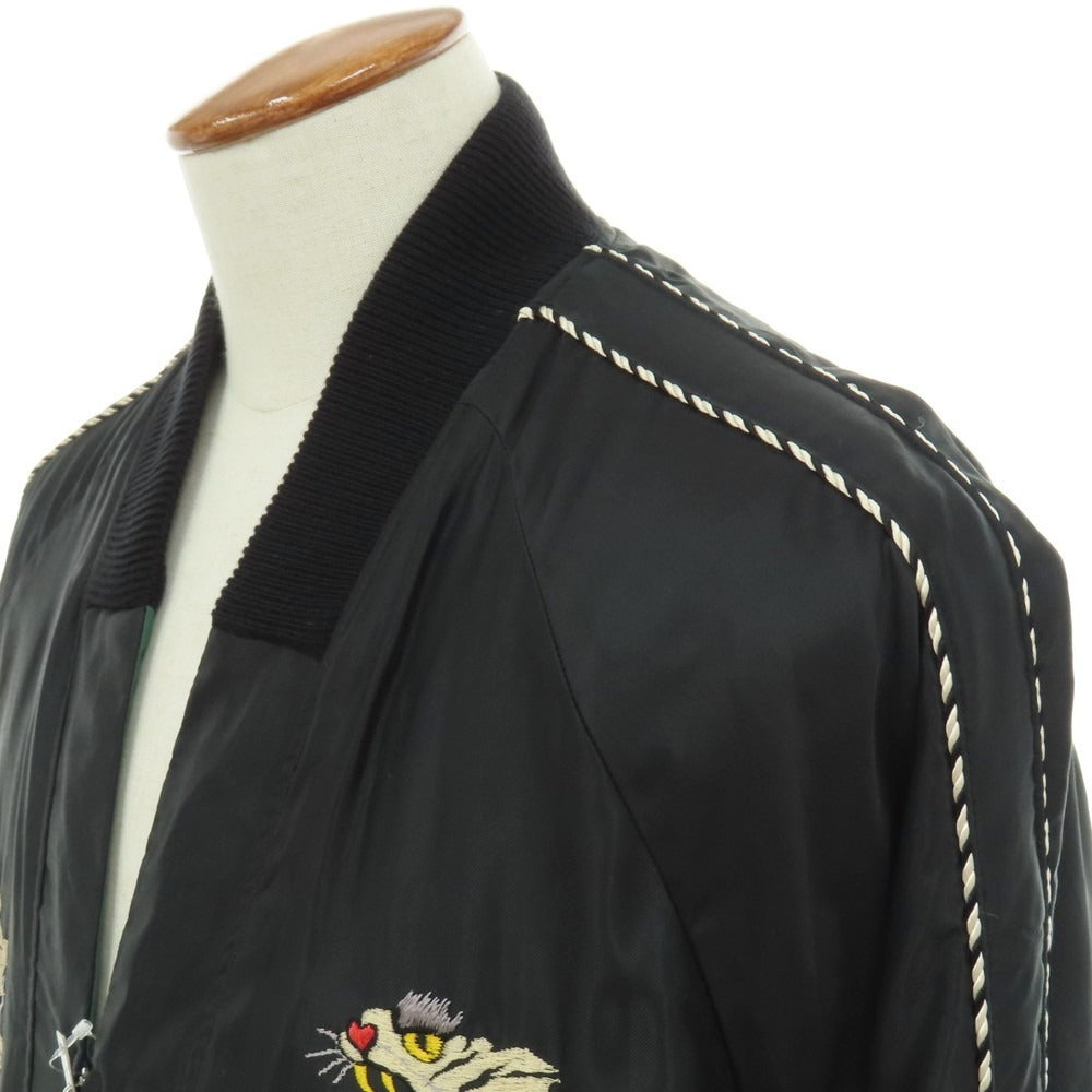 【中古】テイラー トーヨー TAILOR TOYO × YAMATO Lab. リバーシブル アセテート スカジャンキモノ ブラック【サイズM】【 状態ランクB 】【 ユニセックス 】