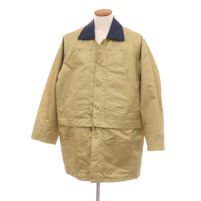 【中古】グラシアボーイ GLACIERBOY ポリエステル デタッチャブル 2WAY コート ベージュ【サイズ2】【 状態ランクB 】【 メンズ 】