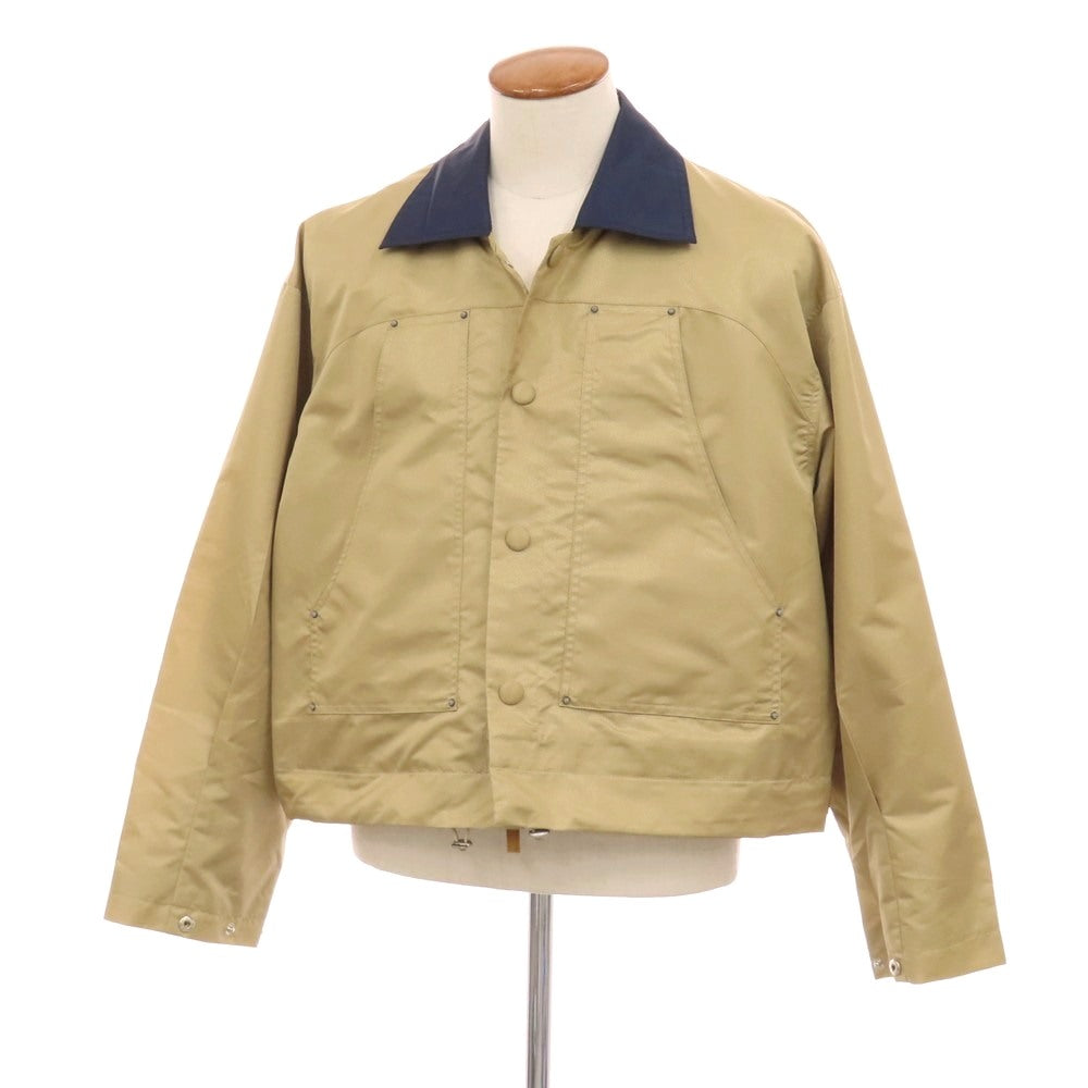 【中古】グラシアボーイ GLACIERBOY ポリエステル デタッチャブル 2WAY コート ベージュ【サイズ2】【 状態ランクB 】【 メンズ 】