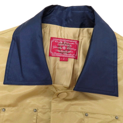 【中古】グラシアボーイ GLACIERBOY ポリエステル デタッチャブル 2WAY コート ベージュ【サイズ2】【 状態ランクB 】【 メンズ 】