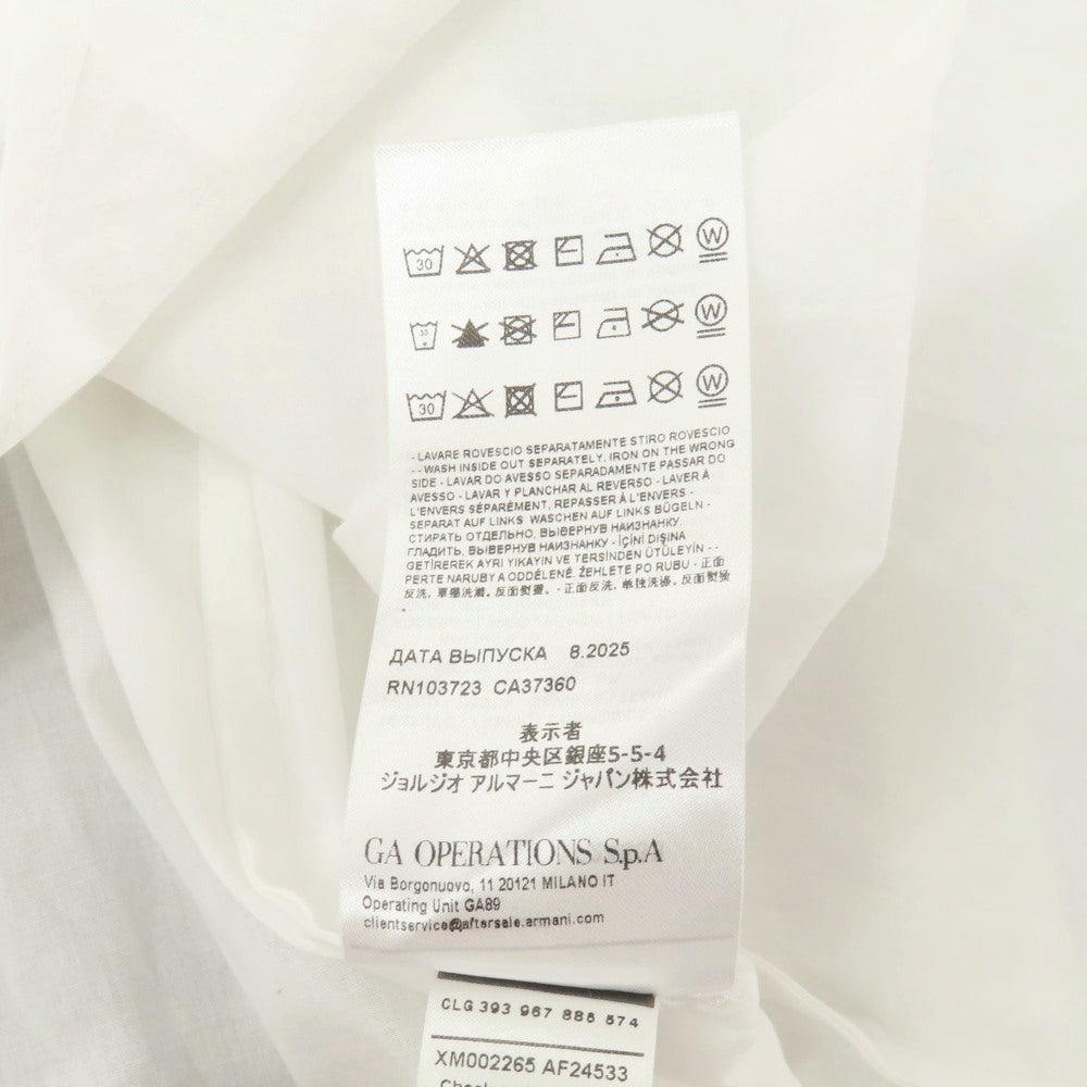 【中古】アルマーニ エクスチェンジ A/X ARMANI EXCHANGE コットン レギュラーカラー カジュアルシャツ ホワイト【サイズM】【 状態ランクB 】【 メンズ 】