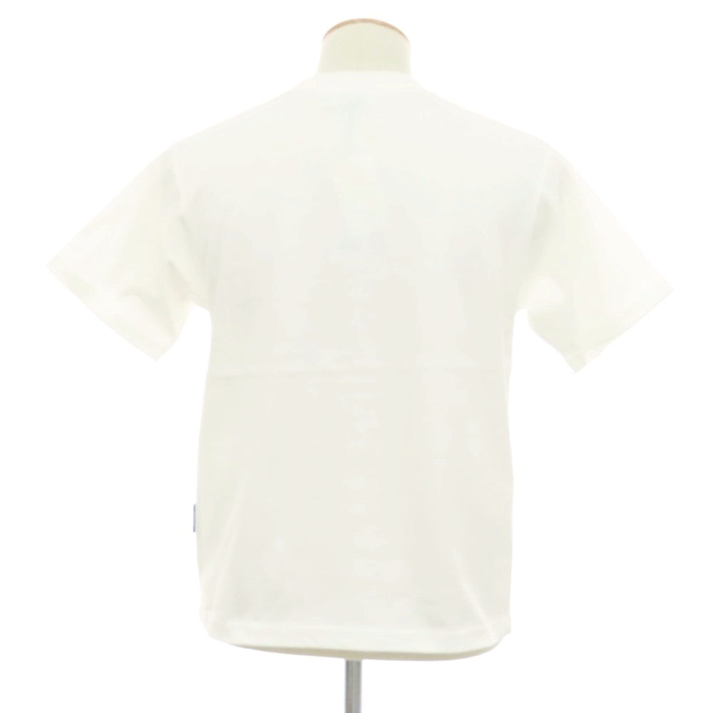 【中古】アトモス atmos コットン シリコンプリント クルーネック 半袖Ｔシャツ ホワイト【サイズS】【 状態ランクA 】【 メンズ 】