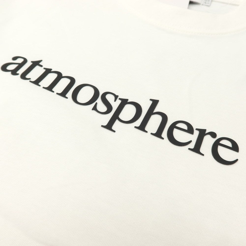 【中古】アトモス atmos コットン シリコンプリント クルーネック 半袖Ｔシャツ ホワイト【サイズS】【 状態ランクA 】【 メンズ 】