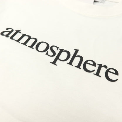【中古】アトモス atmos コットン シリコンプリント クルーネック 半袖Ｔシャツ ホワイト【サイズS】【 状態ランクA 】【 メンズ 】