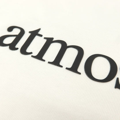 【中古】アトモス atmos コットン シリコンプリント クルーネック 半袖Ｔシャツ ホワイト【サイズS】【 状態ランクA 】【 メンズ 】