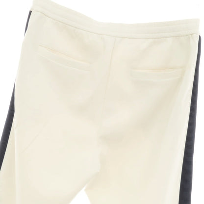 【中古】アルマーニ エクスチェンジ A/X ARMANI EXCHANGE コットンポリエステル ジャージー スウェットパンツ オフホワイトxネイビー【サイズL】【 状態ランクC 】【 メンズ 】