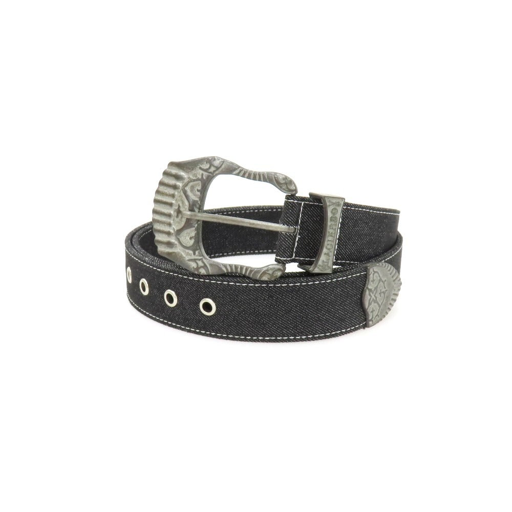 【中古】グラシアボーイ GLACIERBOY コットン系 ベルト ブラック【 状態ランクA 】【 メンズ 】
