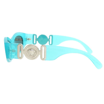 【中古】ヴェルサーチ VERSACE サングラス クリアブルー【サイズ51□18_140】【 状態ランクB 】【 ユニセックス 】