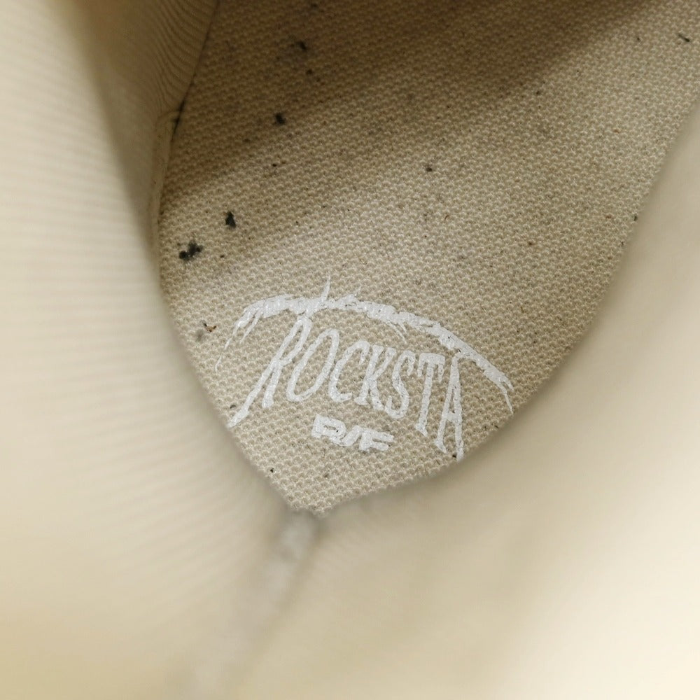 【中古】フリーワールドオーダー F.V.V.O　FREE WORLD ORDER × ROCKSTA 合成皮革 ブーツ アイボリー【サイズ27】【 状態ランクB 】【 メンズ 】