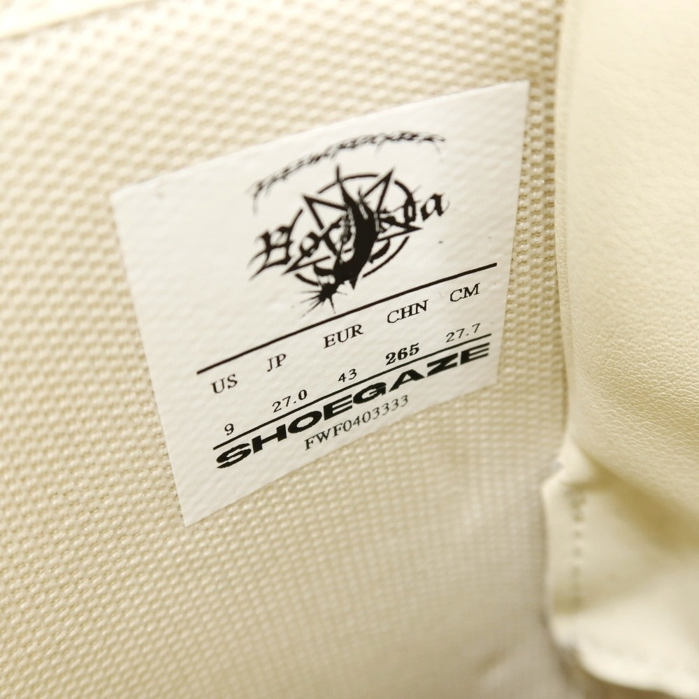 【中古】フリーワールドオーダー F.V.V.O　FREE WORLD ORDER × ROCKSTA 合成皮革 ブーツ アイボリー【サイズ27】【 状態ランクB 】【 メンズ 】