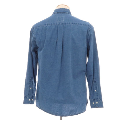 【中古】ブルックス ブラザーズ レッド フリース Brooks Brothers Red Fleece コットン シャンブレー ボタンダウン カジュアルシャツ ブルーネイビー【サイズS】【 状態ランクC 】【 メンズ 】